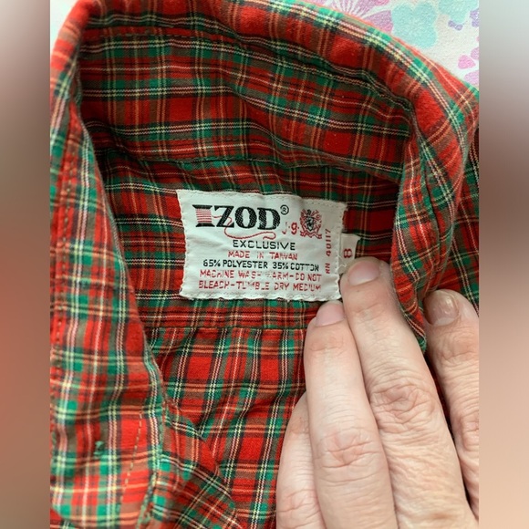 Vintage 80s IZOD Lacoste button down shirt size 8 - Picture 2 of 6